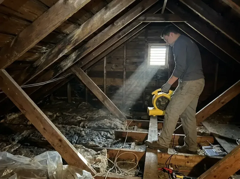 attic-water-damage-drying-proc-007 — frequently asked questions, Emergency Water Extraction & 24/7 Flood Response in Ensley,…